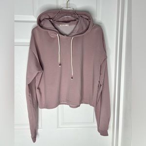 Marine Layer Cropped Pullover Hooded Sweater Sz XL
